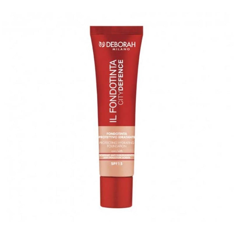 Deborah - Il Fondotinta City Defence - Fondotinta Protettivo Idratante - Protecting Hydrating Foundation - SPF 15