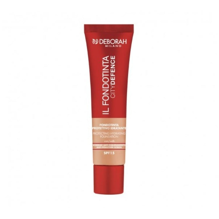 Deborah - Il Fondotinta City Defence - Fondotinta Protettivo Idratante - Protecting Hydrating Foundation - SPF 15