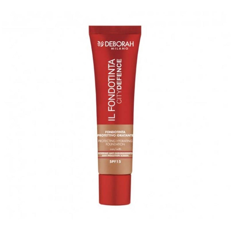 Deborah - Il Fondotinta City Defence - Fondotinta Protettivo Idratante - Protecting Hydrating Foundation - SPF 15