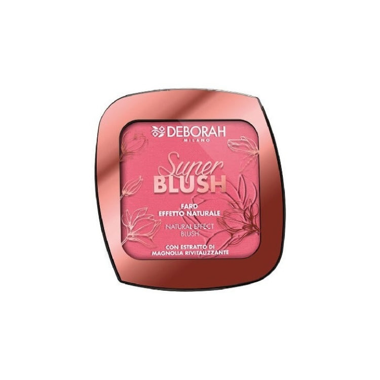 Deborah - Super Blush - Fard Effetto Naturale - Natural Effect Blush - Con Estratto Di Magnolia Rivitalizzante - Mat
