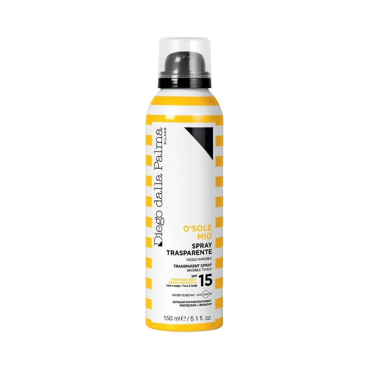 Diego dalla Palma - O' Sole Mio - Spray Trasparente - Tocco Invisibile - Transparent Spray Invisible Touch