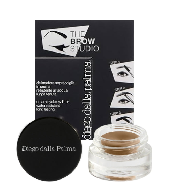 Diego dalla Palma - The Brow Studio - Delineatore Sopracciglia In Crema Resistente All'Acqua Lunga Tenuta - Cream Eyebrow Liner Water Resistant Long Lasting