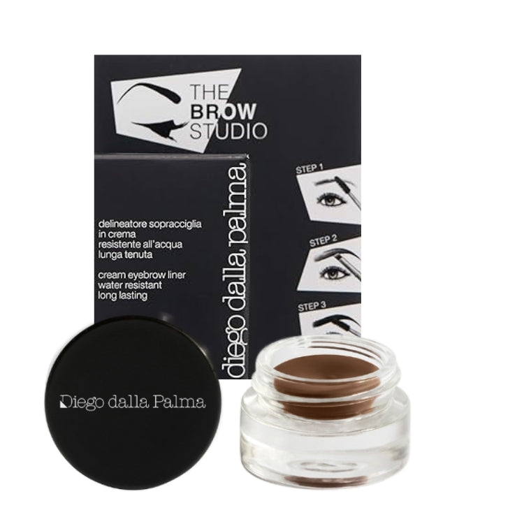 Diego dalla Palma - The Brow Studio - Delineatore Sopracciglia In Crema Resistente All'Acqua Lunga Tenuta - Cream Eyebrow Liner Water Resistant Long Lasting