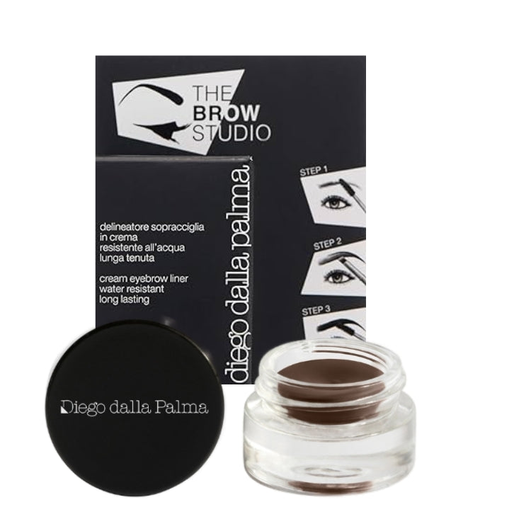 Diego dalla Palma - The Brow Studio - Delineatore Sopracciglia In Crema Resistente All'Acqua Lunga Tenuta - Cream Eyebrow Liner Water Resistant Long Lasting