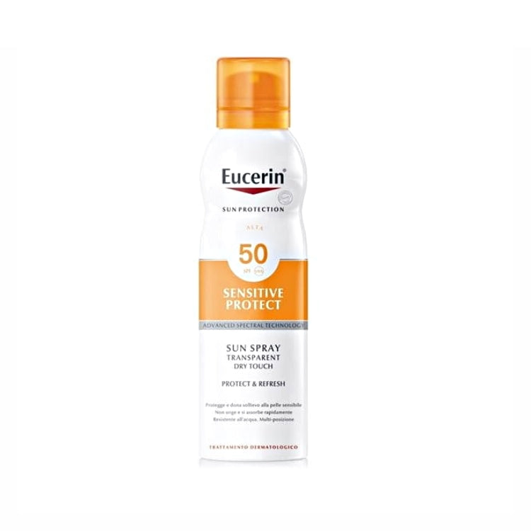 Eucerin - Sensitive Protect - Sun Spray Transparent - Dry Touch - Protect & Refresh - SPF 50