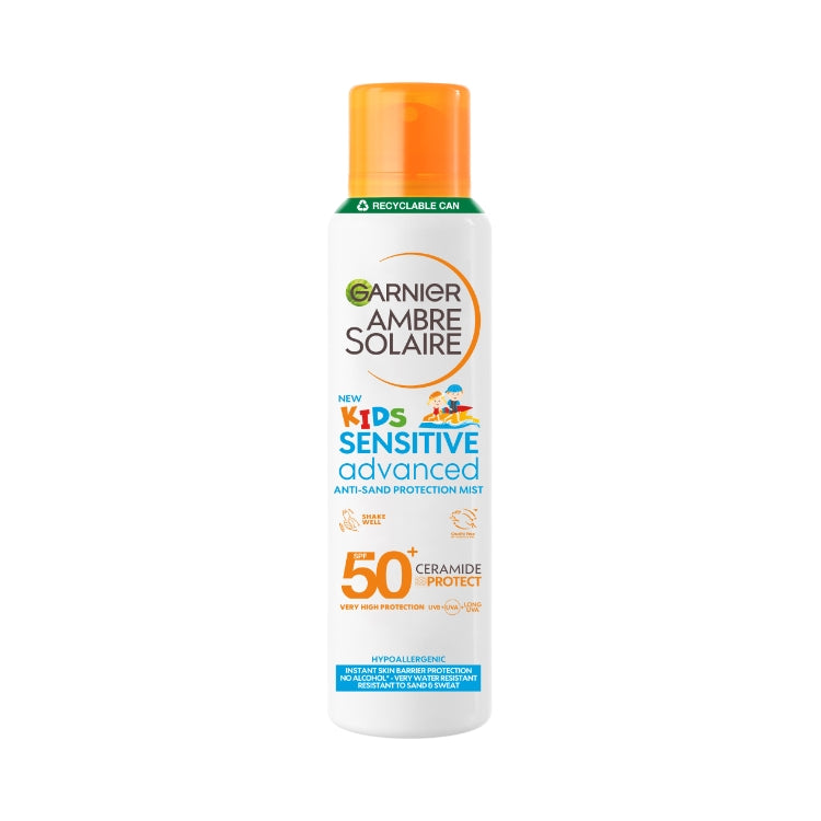 Garnier - Ambre Solaire - New Kids Sensitive Advanced - Anti-Sand Protection Mist - SPF 50+