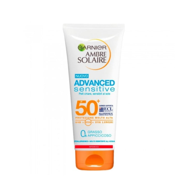 Garnier - Ambre Solaire - Sensitive Advanced - Fair Sensitive & Sun Intolerant Skin - SPF 50+ - Very High Protection