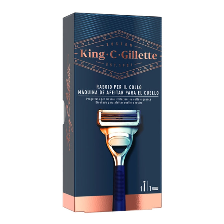 Gillette - King C Gillette - Rasoio Per Il Collo - Máquina De Afeitar Para El Cuello
