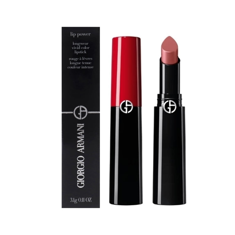 Giorgio Armani - Lip Power - Longwear Vivid Color Lipstick - Rouge À Lèvres longue Tenue Couleur Intense