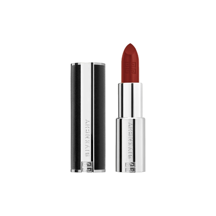 Givenchy - Le Rouge - Cuir Véritable - Genuine Leather - Couleur Intense Matité Sensuelle - Intense Color Sensuously Mat Lip Color