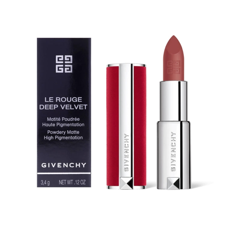 Givenchy - Le Rouge Deep Velvet - Matité Poudrée Haute Pigmentation - Powdery Matte High Pigmentation