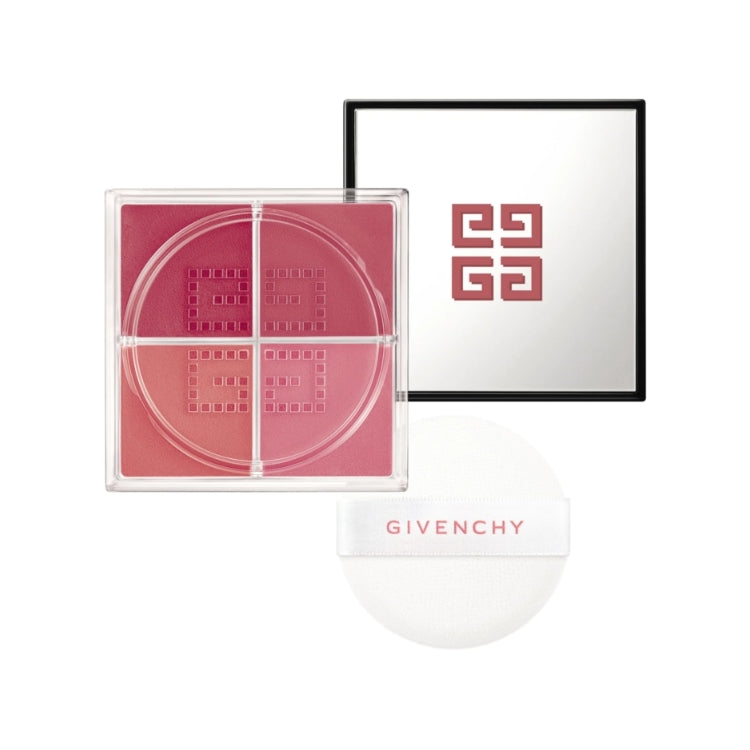 Givenchy - Prisme Libre Blush - Blush Poudre Libre 4 Couleurs - 4-Color Loose Powder Blush
