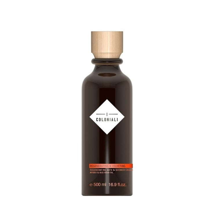 I Coloniali - Regenerating & Velveting - Regenerating bath & Shower Cream - Myrrh & Rice Bran Oil
