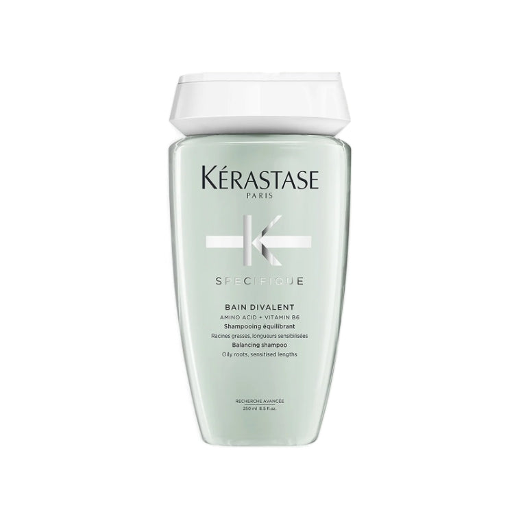 Kérastase - Specifique - Bain Divalent - Amino Acid +  Vitamin B6 - Shampooing Équilibrant - Racines Grasses Longueurs Sensibilisées - Balancing Shampoo - Oily Roots Sensitized Lengths