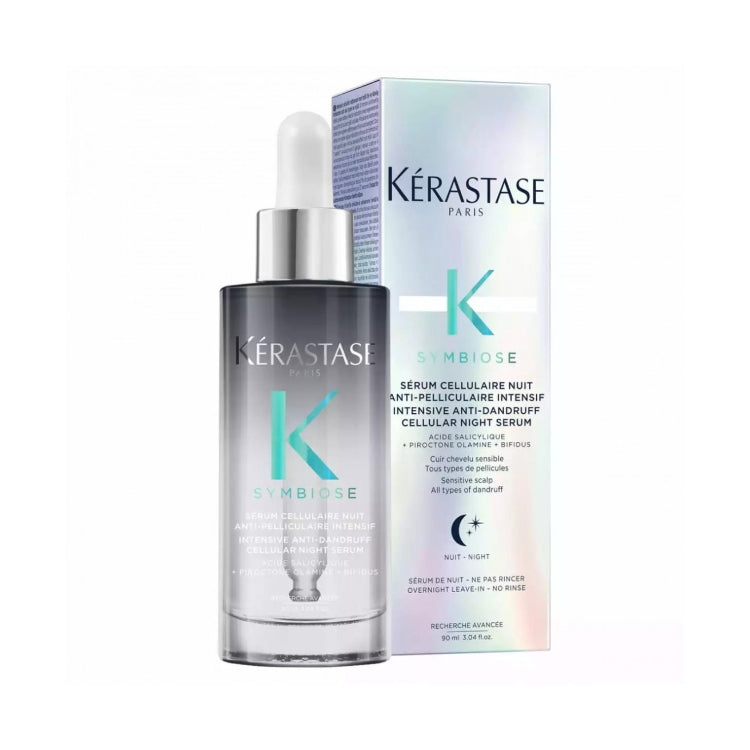 Kérastase - Symbiose - Sérum Cellulaire Nuit - Anti-Pelliculaire Intensif - Intensive Anti-Dandruff - Cellular Night Serum - Cuir Chevelu Sensible - Tous Types De Pellicules - Sensitive Scalp - All Types Of Dandruff