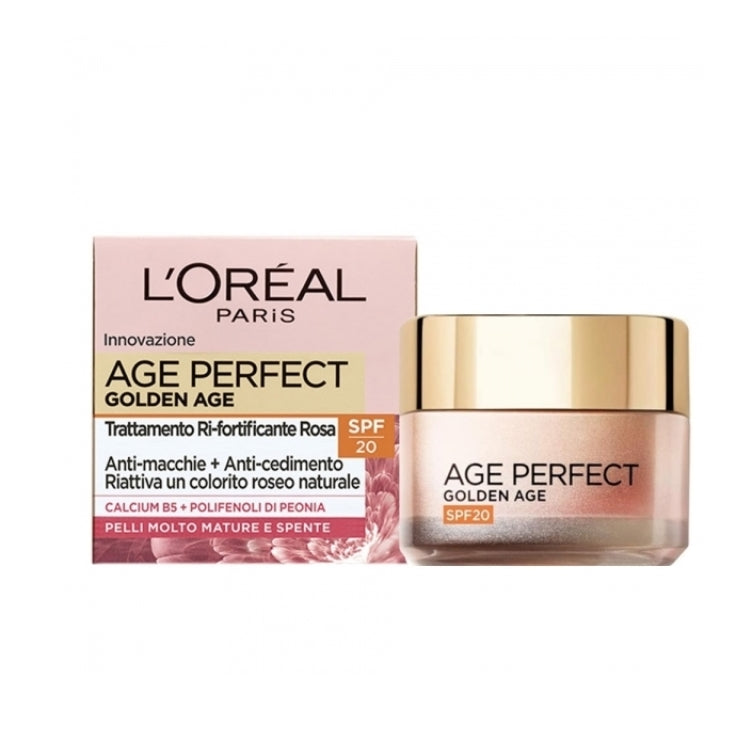 L'Oréal Paris - Age Perfect - Golden Age - Trattamento Ri-Fortificante Rosa - Giorno