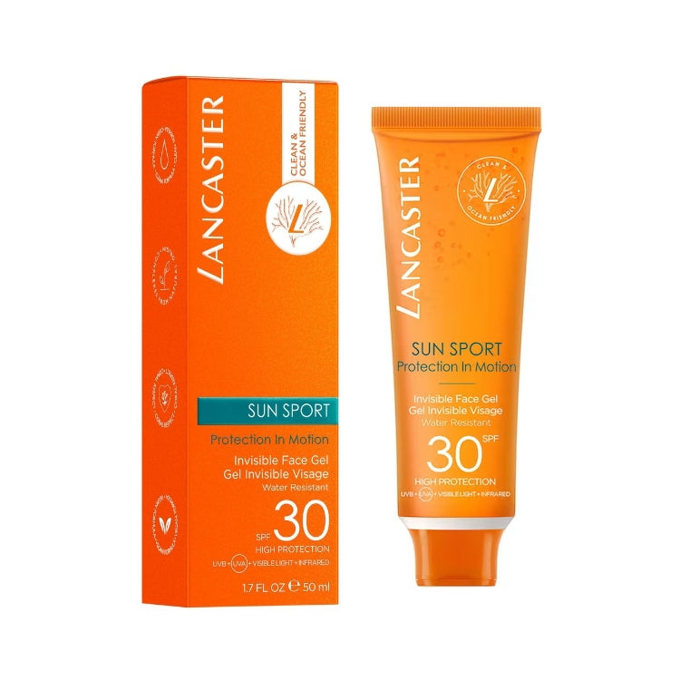Lancaster - Sun Sport - Perfection In Motion - Invisible Face Gel - Gel Invisible Visage - Water Resistant - SPF 30