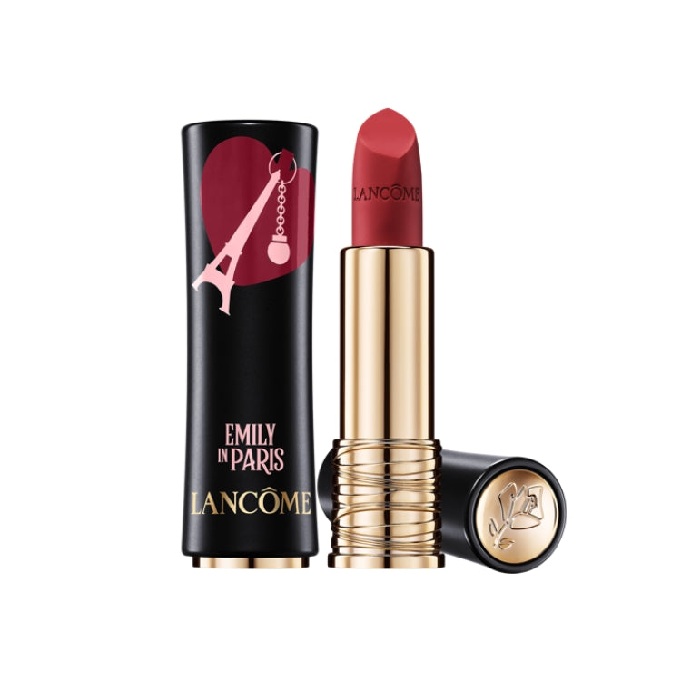 Lancôme - Emily In Paris - L'Absolu Rouge Drama Matte - Rouge Mat Couleur Saturée & Confort - Matte Lipstick Full Pigment & Comfort