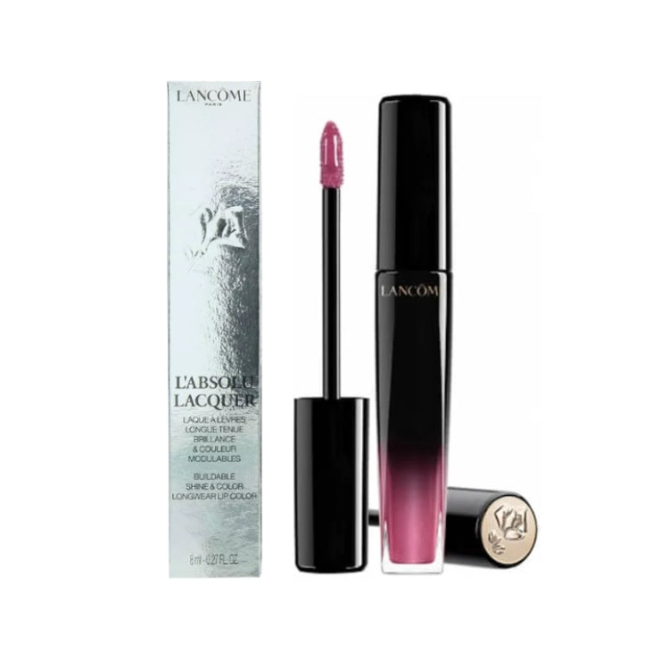 Lancôme - L'Absolu Lacquer - Laque À Lèvres Longue Tenue - Brillance et Couleur Modulables - Buildable Shine & Color Longwear Lip Color