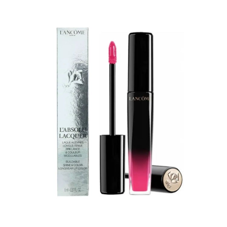 Lancôme - L'Absolu Lacquer - Laque À Lèvres Longue Tenue - Brillance et Couleur Modulables - Buildable Shine & Color Longwear Lip Color