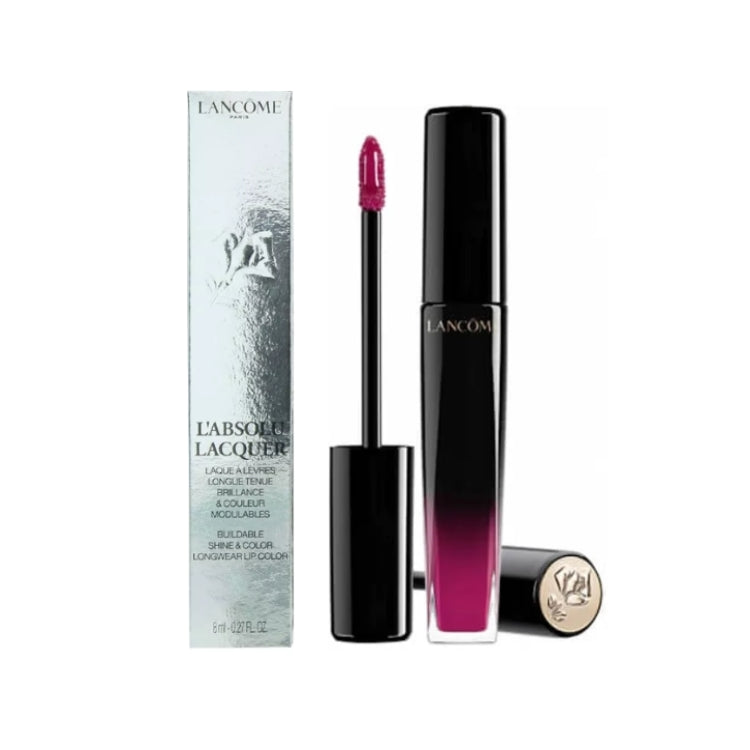 Lancôme - L'Absolu Lacquer - Laque À Lèvres Longue Tenue - Brillance et Couleur Modulables - Buildable Shine & Color Longwear Lip Color