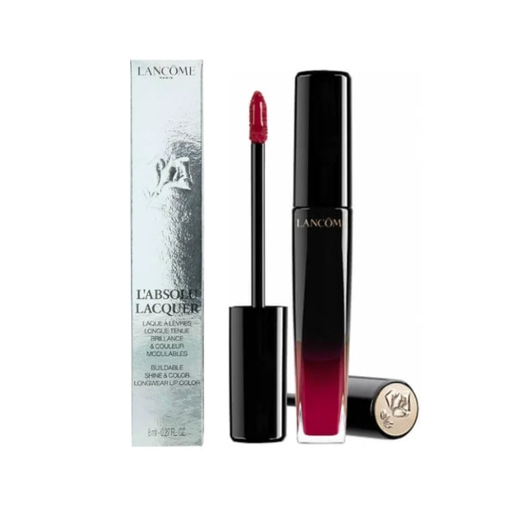 Lancôme - L'Absolu Lacquer - Laque À Lèvres Longue Tenue - Brillance et Couleur Modulables - Buildable Shine & Color Longwear Lip Color