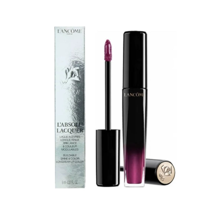 Lancôme - L'Absolu Lacquer - Laque À Lèvres Longue Tenue - Brillance et Couleur Modulables - Buildable Shine & Color Longwear Lip Color