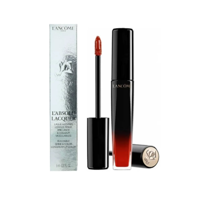 Lancôme - L'Absolu Lacquer - Laque À Lèvres Longue Tenue - Brillance et Couleur Modulables - Buildable Shine & Color Longwear Lip Color