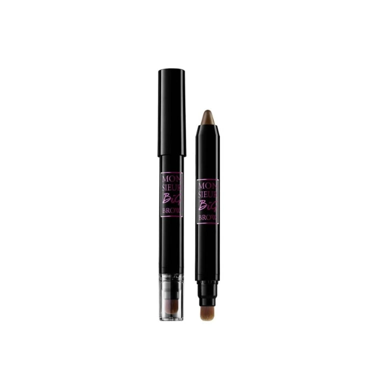 Lancôme - Monsieur Big Brow - Crayon Sourcils Intense - Formule Fondante Pinceau Estompeur - Chubby Brow Crayon - Melting Formula Blending Brush
