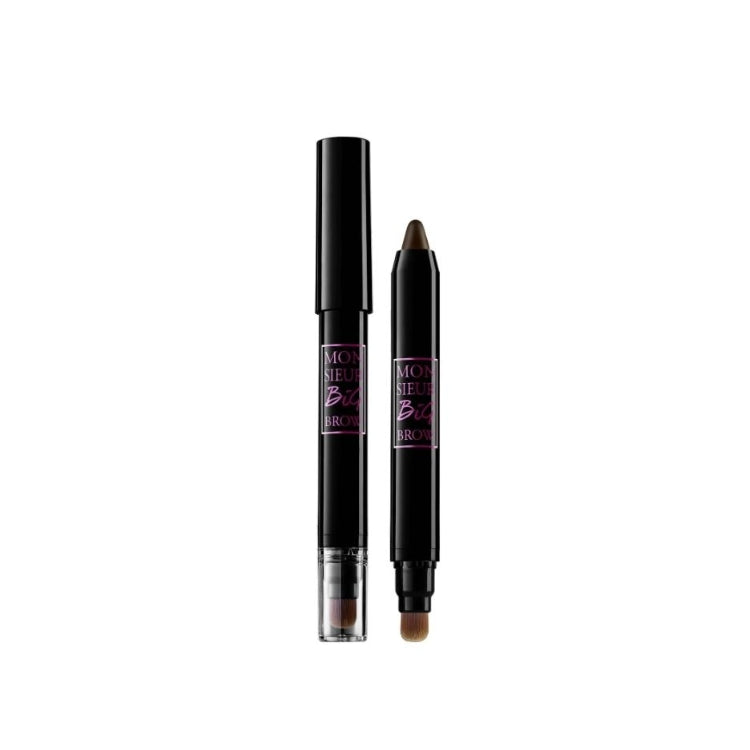 Lancôme - Monsieur Big Brow - Crayon Sourcils Intense - Formule Fondante Pinceau Estompeur - Chubby Brow Crayon - Melting Formula Blending Brush