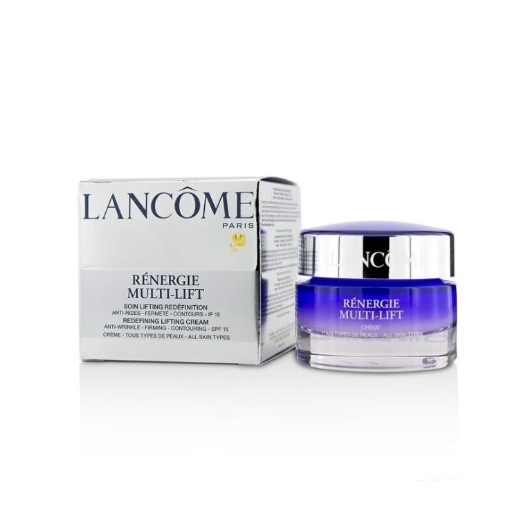 Lancôme - Rénergie Multi-Lift - Soin Liftng Redéfinition - Anti-Rides - Fermeté - Contours - IP 15 - Redefining Lifting Cream - Anti-Wrinkle - Firming - Contouring - SPF 15 - Crème Tous Types De Peaux - All Skin Types