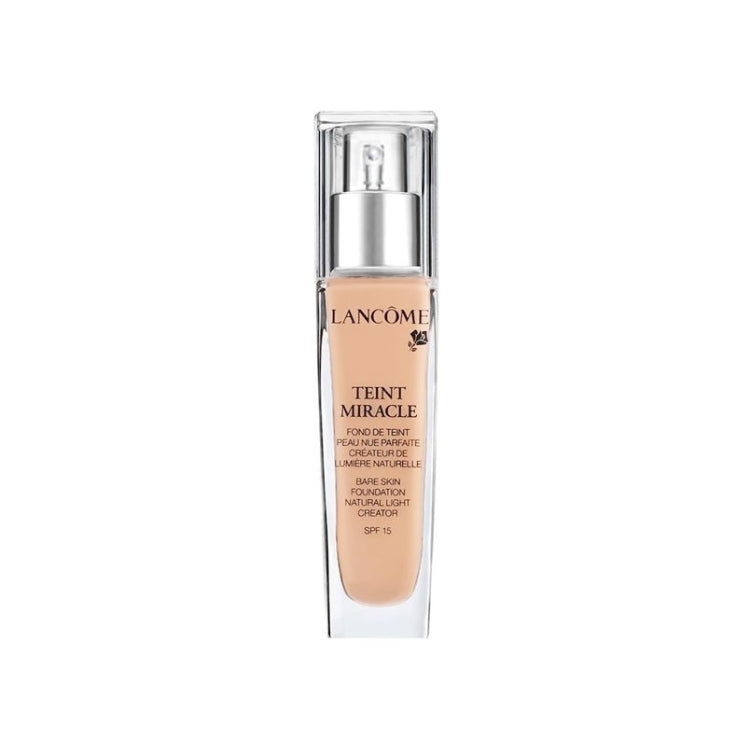 Lancôme - Teint Miracle - Fond de Teint Peau Nue Parfaite - Créateur De Lumiere Naturelle - Bare Skin Foundation - Natural Light Creator - SPF 15