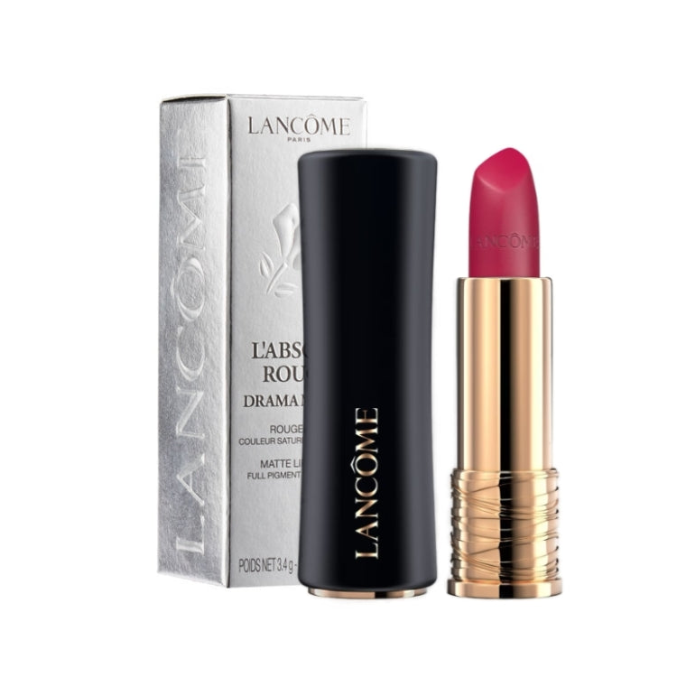 Lancôme - L'Absolu Rouge Drama Matte - Rouge Mat Couleur Saturée & Confort - Matte Lipstick Full Pigment & Comfort