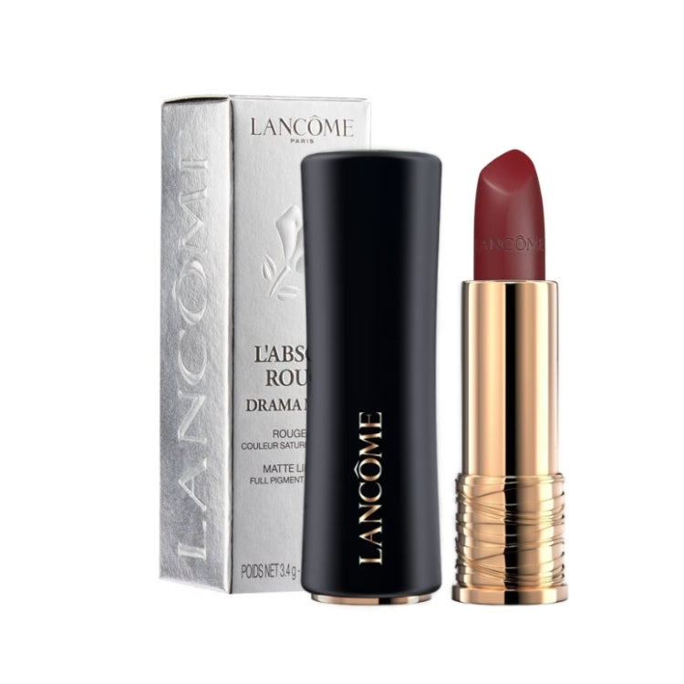 Lancôme - L'Absolu Rouge Drama Matte - Rouge Mat Couleur Saturée & Confort - Matte Lipstick Full Pigment & Comfort