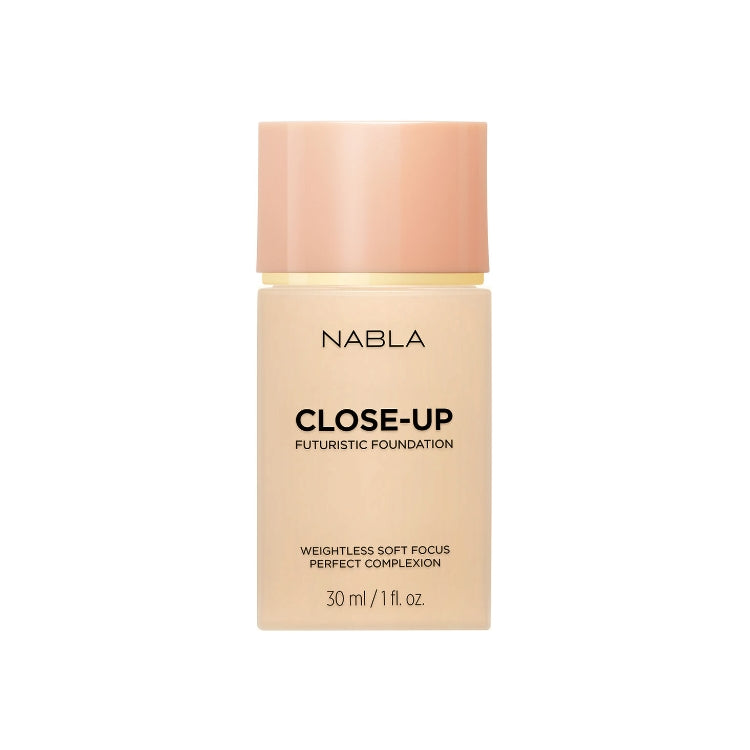 Nabla Cosmetics  - Close-Up - Futuristic Foundation - Weightless Soft Focus - Perfect Complexion - Fond De Teint Perfectionnant - Effect Seconde Peau Et Lissant