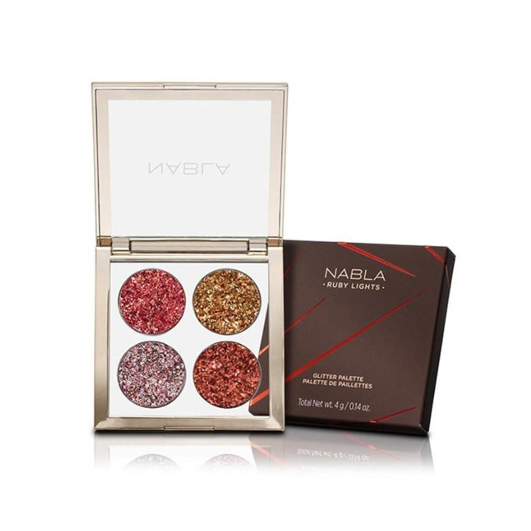 Nabla Cosmetics - Ruby Lights Glitter Palette