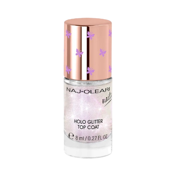 Naj-Oleari - Nails - Holo Glitter Top Coat - Top Coat Glitter