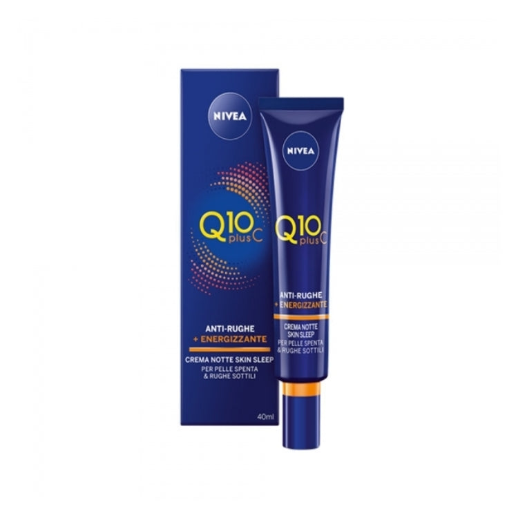 Nivea - Q10 Plus C - Anti-Rughe + Energizzante - Crema Notte Skin Sleep Per Pelle Spenta