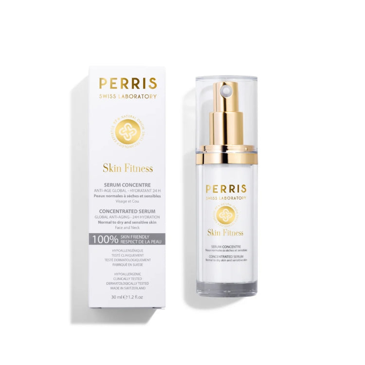 Perris Swiss Laboratory - Skin Fitness - Serum Concentrate - Peaux Normales À Sèches Et Sensibles - Visage Et Cou - Concentrated Serum - Normal To Dry And Sensitive Skin - Face And Neck