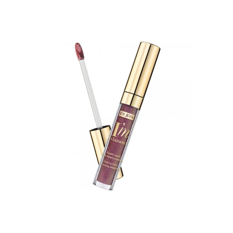Pupa - I'M Glamour - Rossetto Liquido - Effetto Metallico Scintillante - Liquid Lip Colour - Shimmering Metal Effect