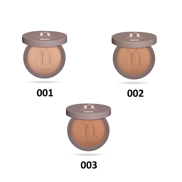 Pupa - N - Natural Side - 99,9% Ingredienti Di Origine Naturale - Bronzing Powder - Terra Compatta Abbronzante