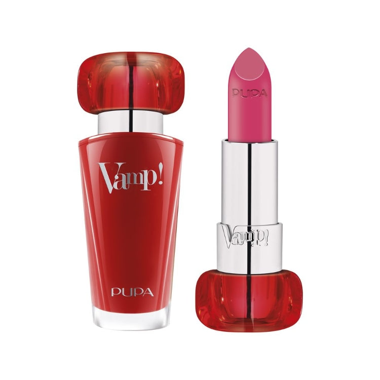 Pupa - Vamp! - Rossetto Colore Estremo - Labbra Scenografiche - Con Trattamento Volumizzante - Extreme Colour Lipstick - Spectacular Lips -  With Plumping Treatment