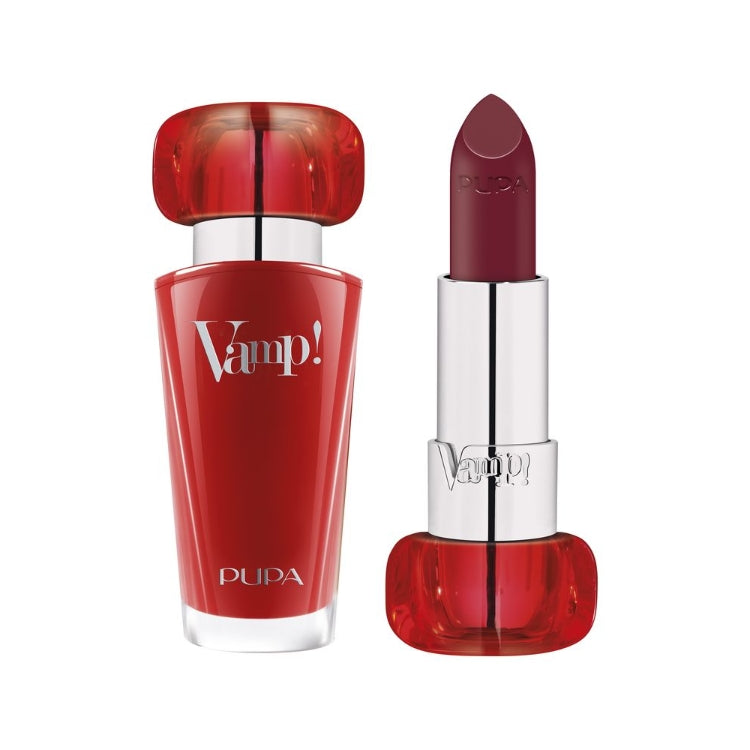 Pupa - Vamp! - Rossetto Colore Estremo - Labbra Scenografiche - Con Trattamento Volumizzante - Extreme Colour Lipstick - Spectacular Lips -  With Plumping Treatment