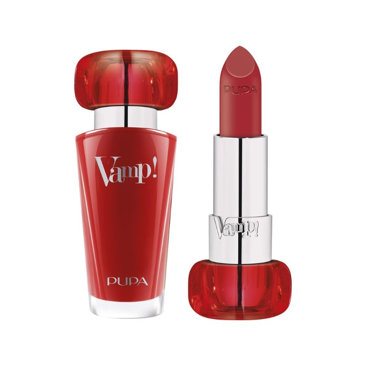 Pupa - Vamp! - Rossetto Colore Estremo - Labbra Scenografiche - Con Trattamento Volumizzante - Extreme Colour Lipstick - Spectacular Lips -  With Plumping Treatment