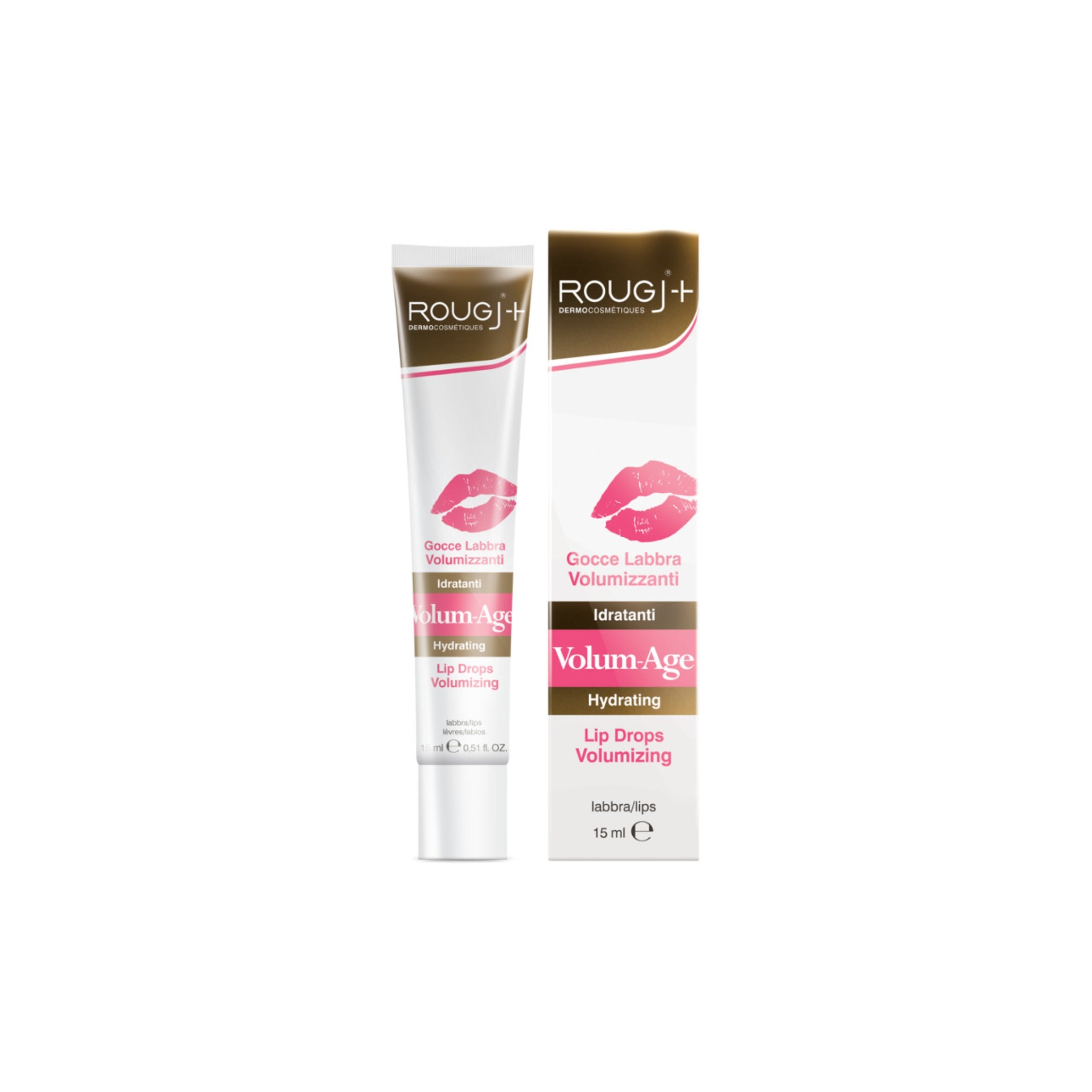 Rougj+ - Volum-Age - Gocce Labbra Volumizzanti - Lip Balm Volumizing