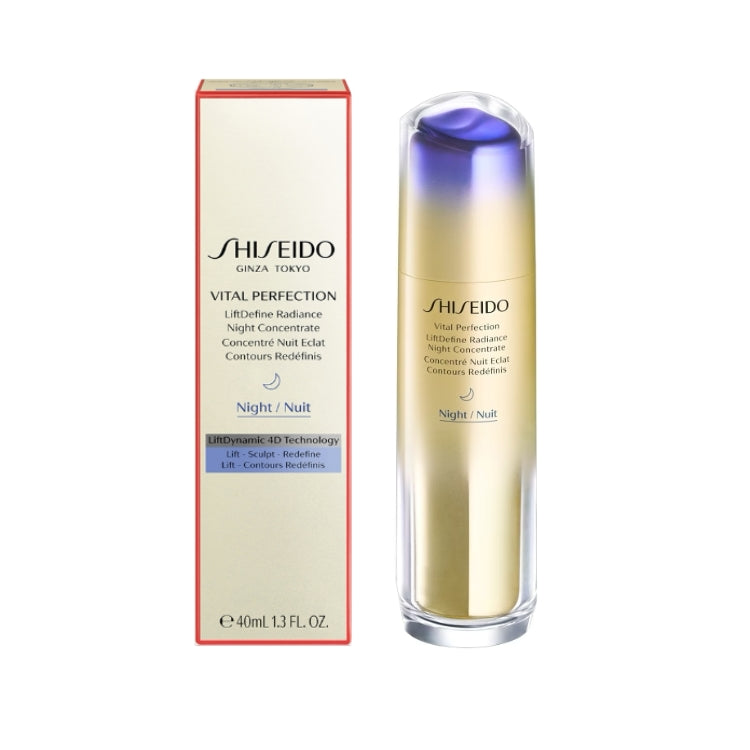 Shiseido - Vital Perfection - LiftDefine Radiance Night Concentrate - Concentré Nuit Eclat Contours Redéfinis - Night / Nuit
