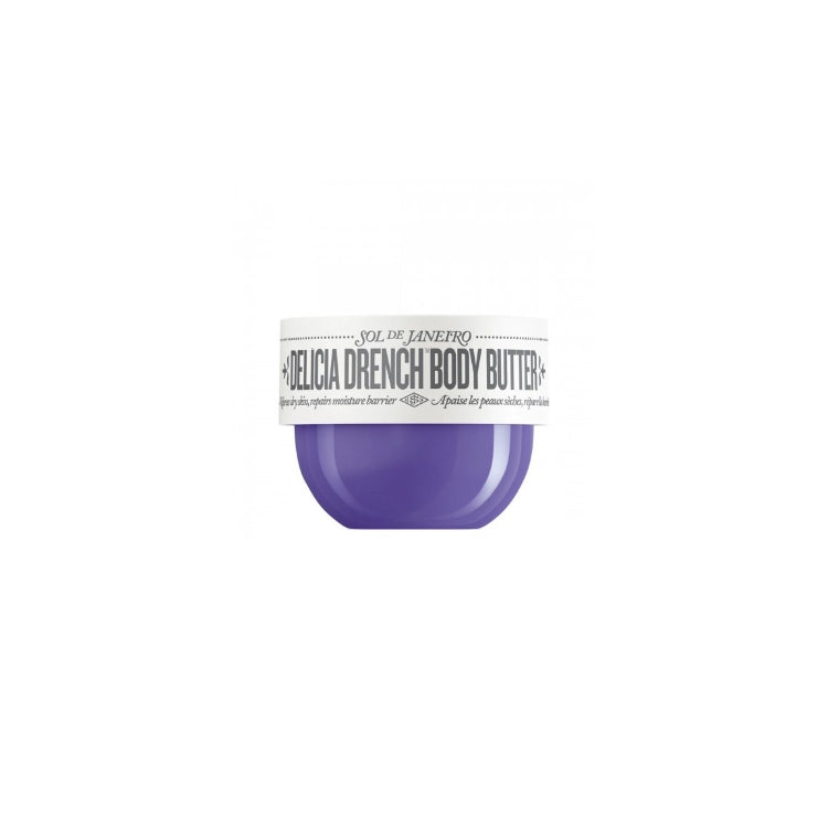 Sol De Janeiro - Body Care - Delicia Drench Body Butter - Cheirosa 59 Fragrance - Relieves Dry Skin Repairs Moisture Barrier - Apaise Les Peaux Sèches Répare La Barrière D'Hydratation - Prebiotic Hibiscus & Brazilian Soothing Complex