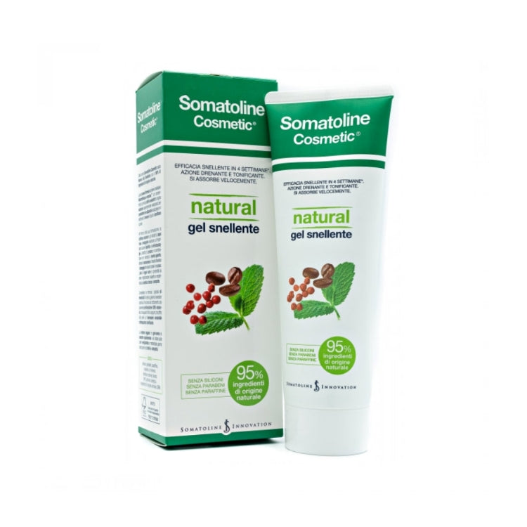 Somatoline Cosmetic - Natural Gel Snellente - Efficacia Snellente In 4 Settimane - Azione Drenante & Tonificante