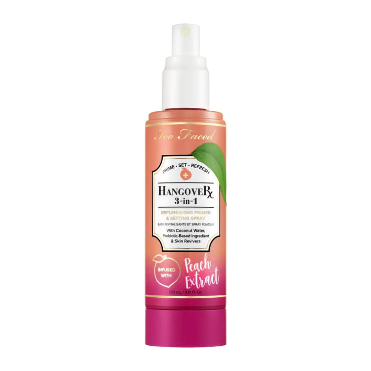 Too Faced - Hangover 3-In-1 - Replenishing Primer & Setting Spray - Infused By Peach Extract