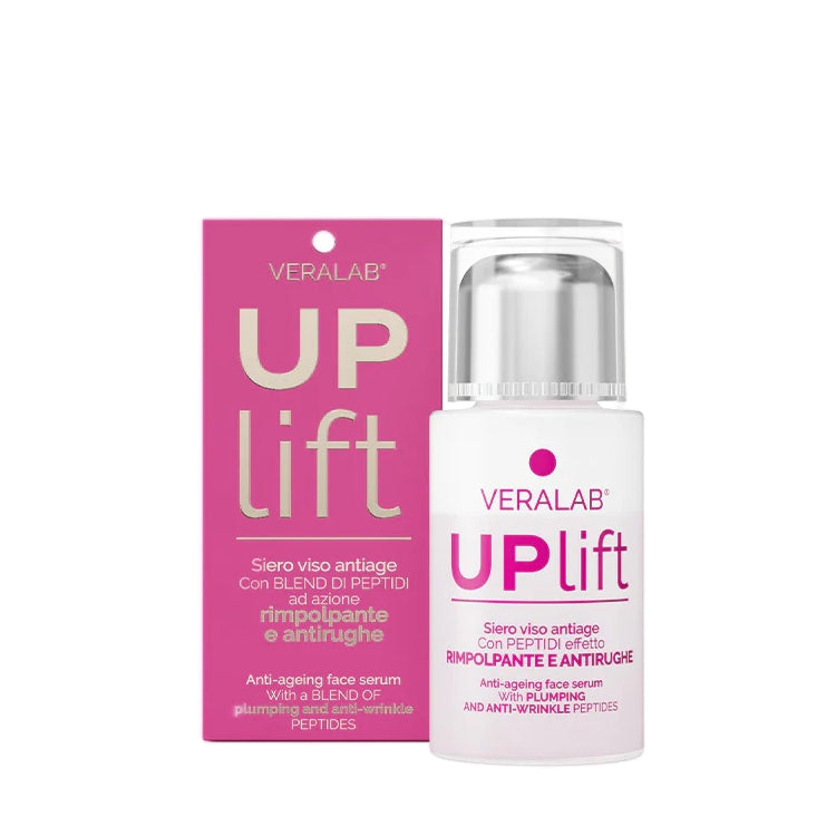 Veralab - Up Lift - Siero Viso Antiage - Con Blend Di Peptidi Ad Azione Rimpolpante & Antirughe - Anti-Ageing Face Serum With Blend Of Plumping And Anti-Wrinkle
